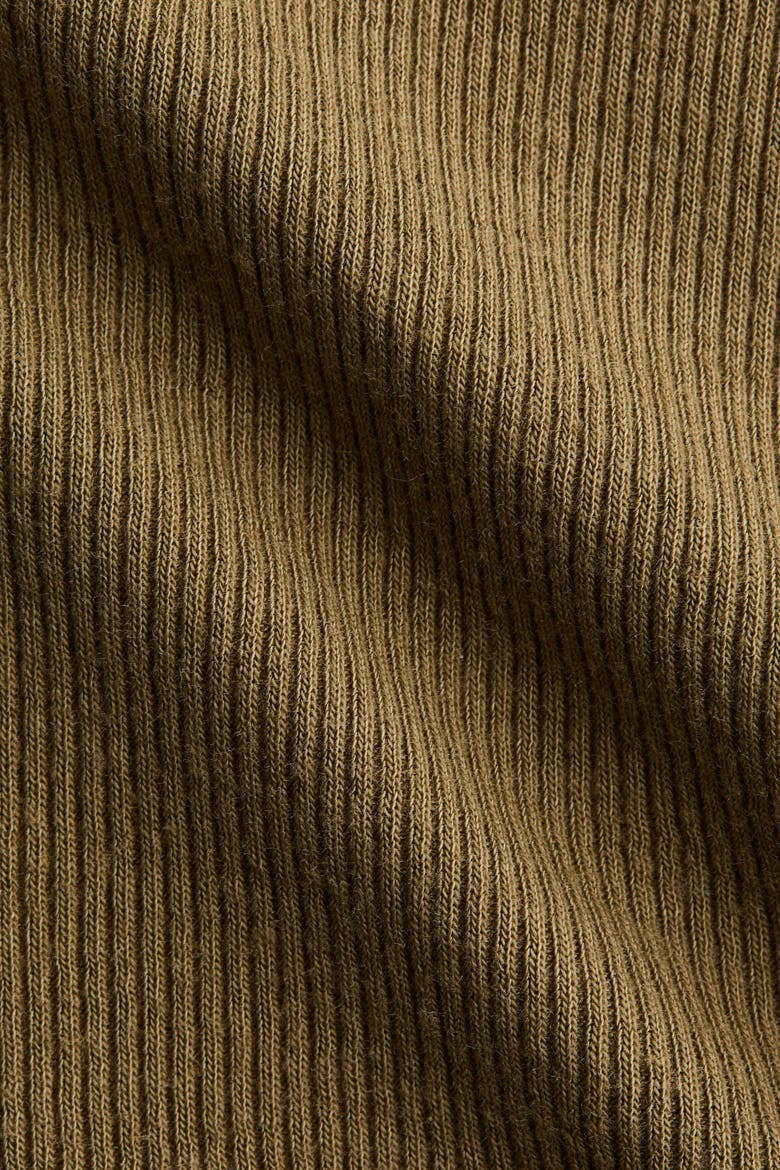 Ribbed Jersey Body, Alternate, color, Khaki green