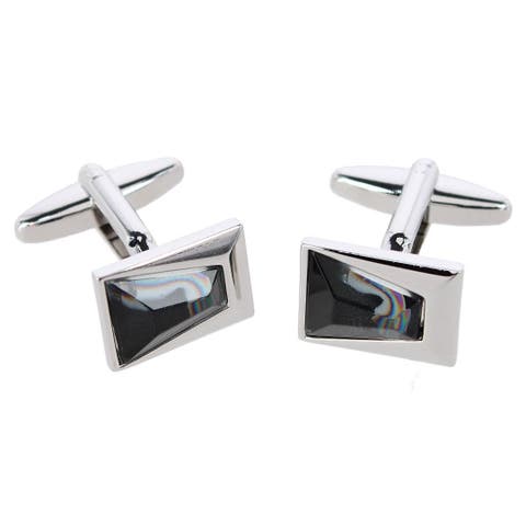 Reginal Rectangular Dapper Stone Cufflinks