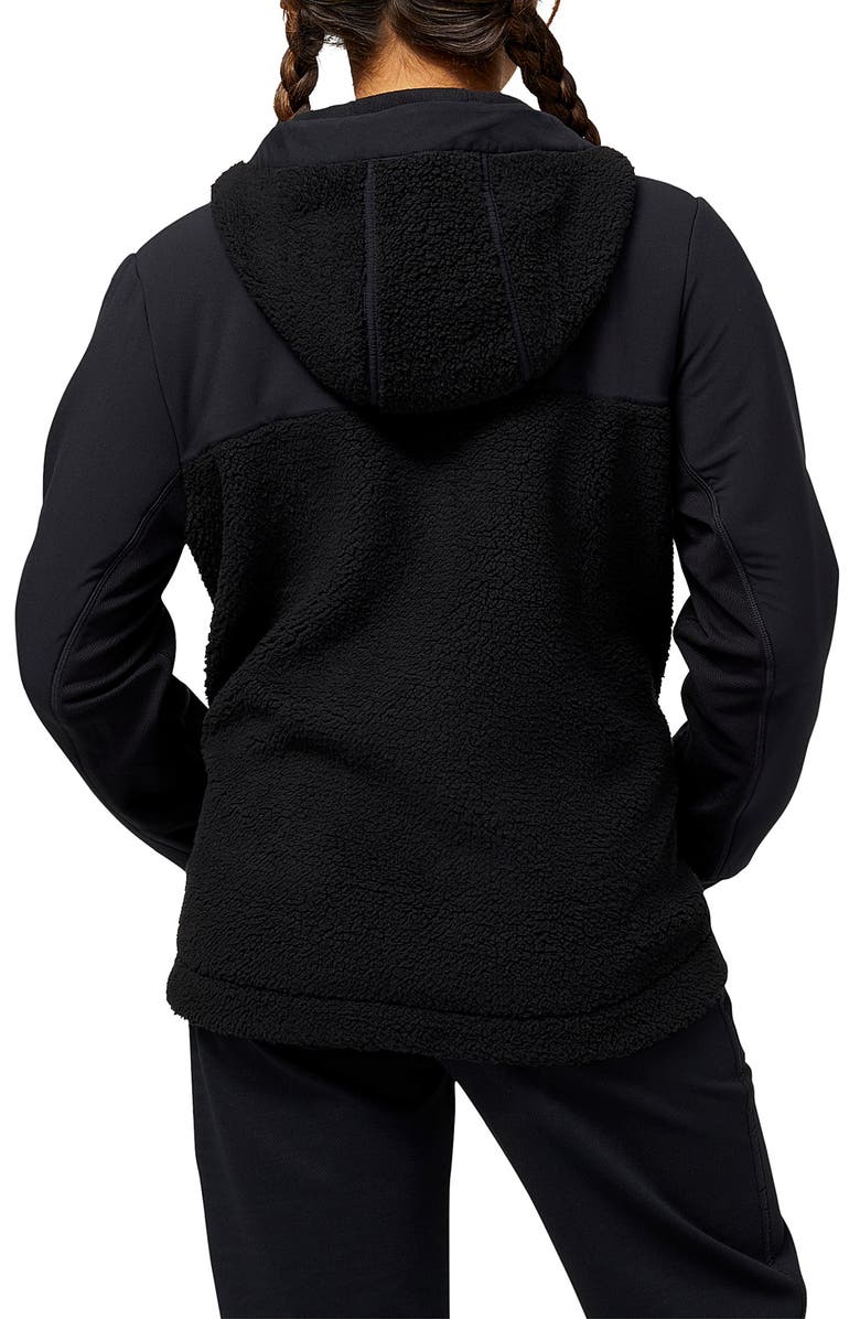 New Balance Q Speed Water Repellent Mixed Media Half Zip Jacket, Alternate, color, 