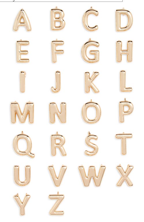 Open Edit Set Of 3 Interchangeable Initial Pendant Necklaces