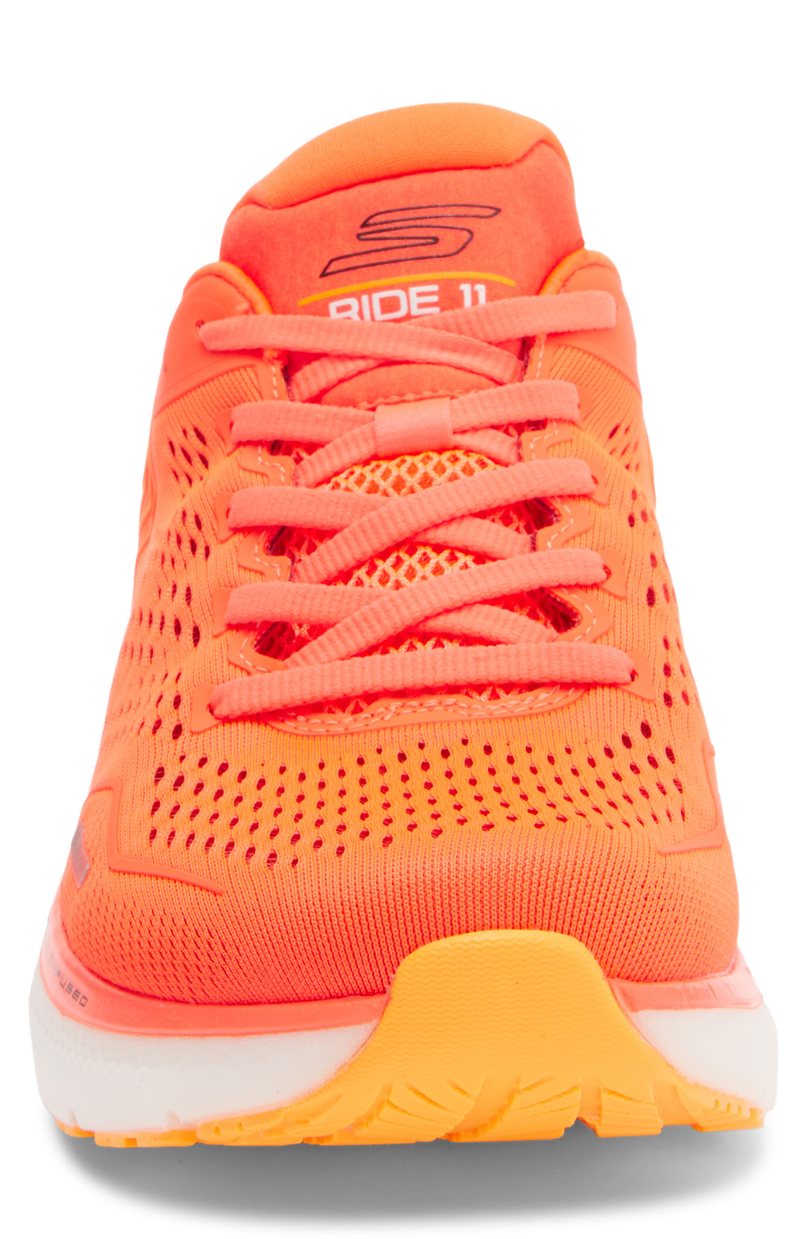 GO RUN Max Ride 11 Running Shoe, Alternate, color, RED MULTI
