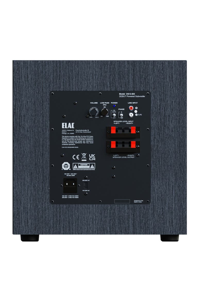 DS123 Debut 3.0 Series 12 Inch 200W Powered Subwoofer, Alternate, color, Black