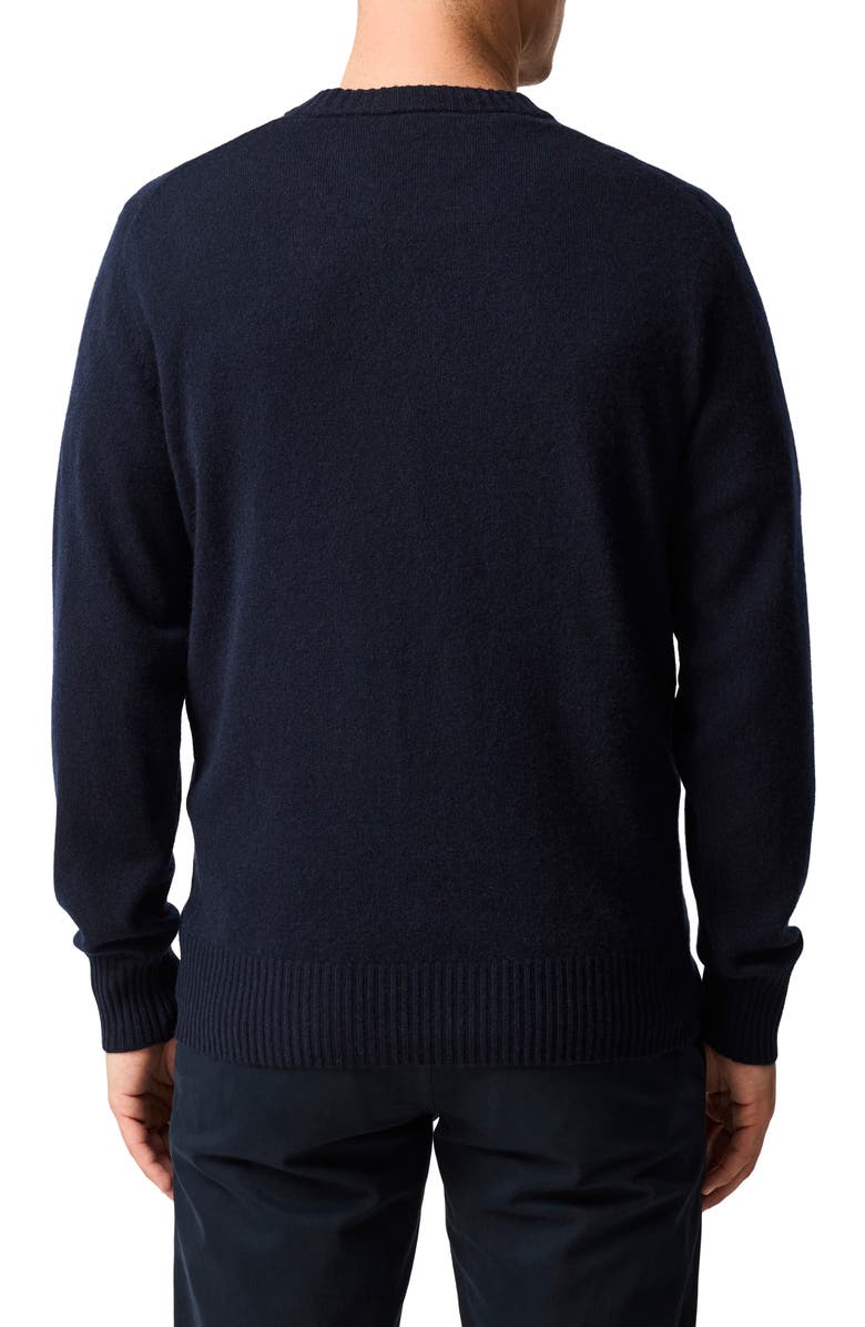 Rodd & Gunn Stewart Island Wool & Cahsmere Crewneck Sweater, Alternate, color, Midnight