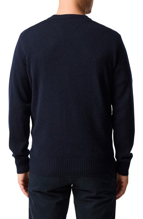 Rodd & Gunn Stewart Island Wool & Cahsmere Crewneck Sweater In Blue