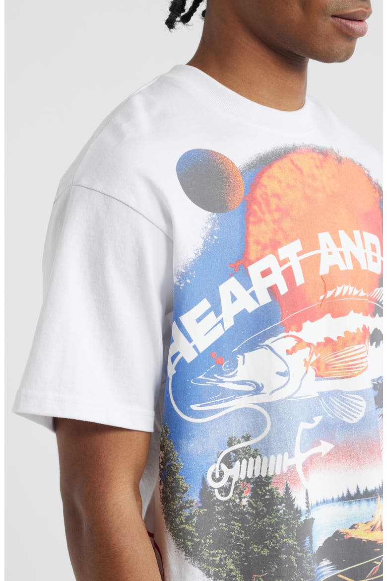 Hook Cotton Graphic T-Shirt, Alternate, color, WHITE
