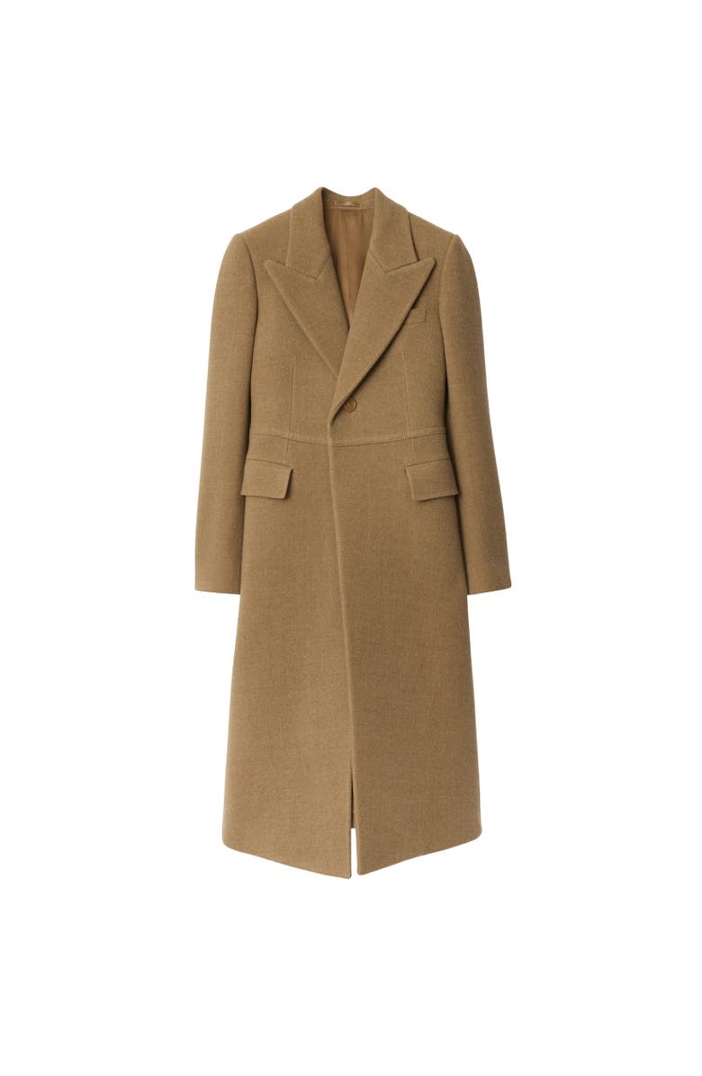 Burberry Wool Tailored Coat, Alternate, color, 