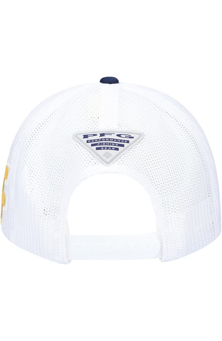 Columbia Men's Columbia Navy West Virginia Mountaineers PFG Snapback Adjustable Hat, Alternate, color, Navy