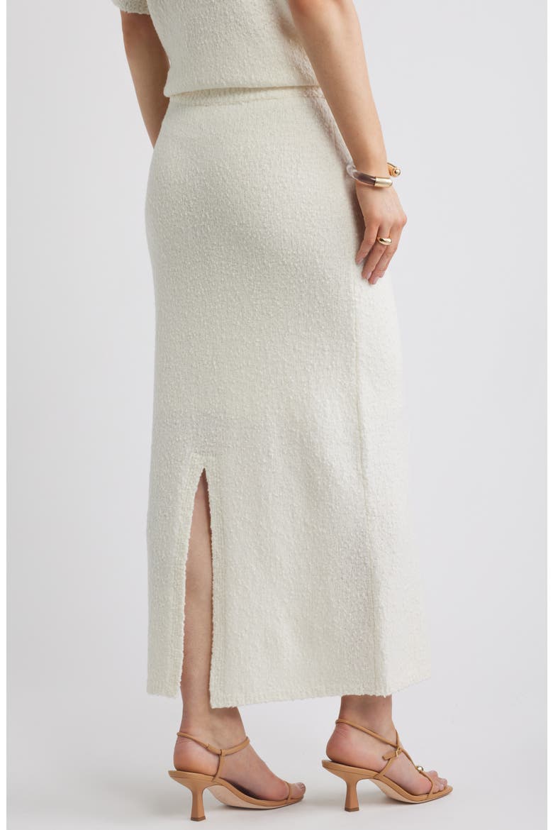 Bouclé Sweater Skirt, Alternate, color, IVORY TOFU
