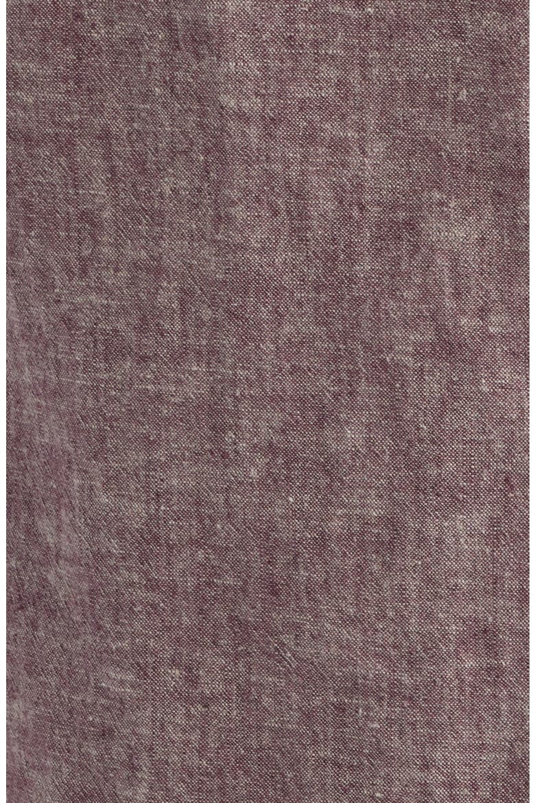 Miller CPO Linen & Cotton Button-Up Shirt, Alternate, color, SIERRA CURRANT