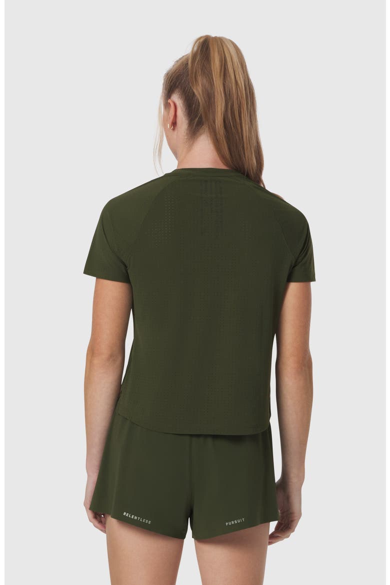 Laser Vent Established Tee, Alternate, color, Olive