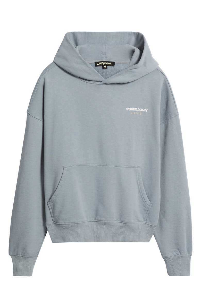 CRIMINAL DAMAGE Mythology Graphic Hoodie, Alternate, color, Blue