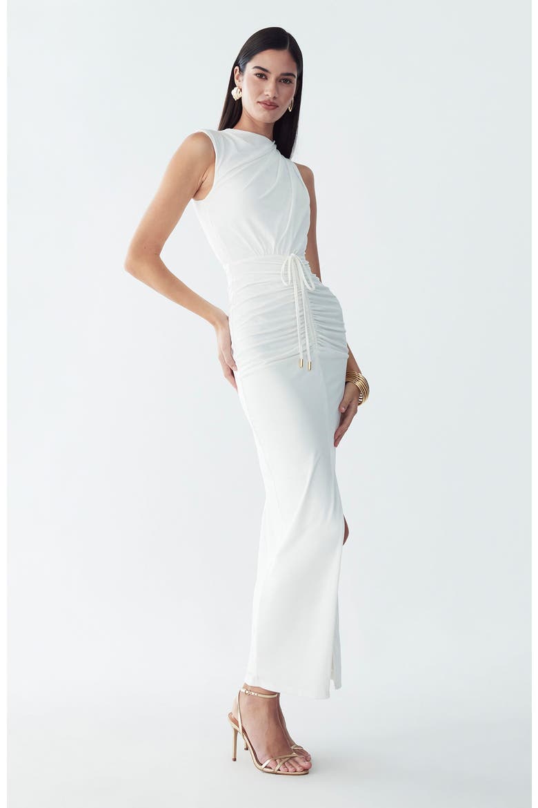 Flora Maxi Dress, Alternate, color, Off White