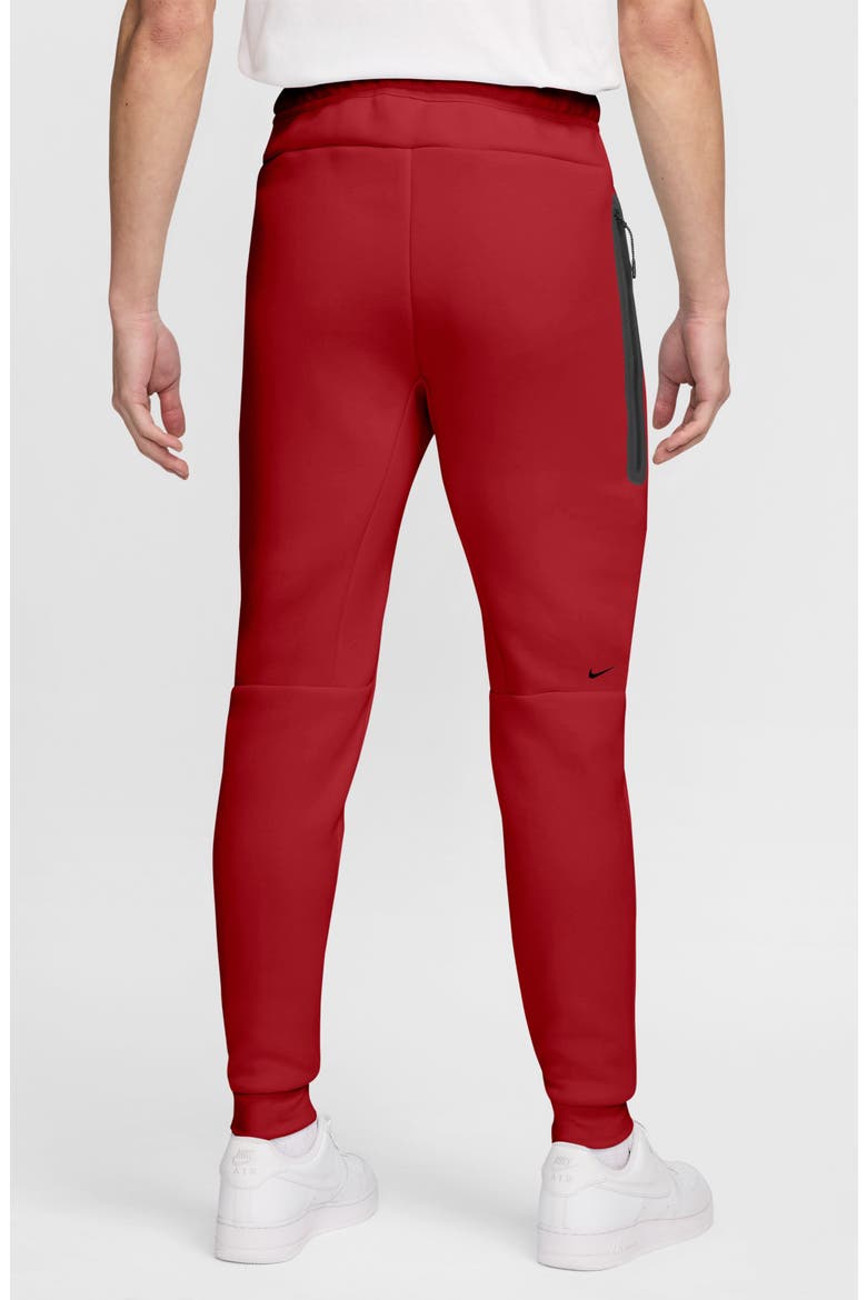 Tech Fleece Joggers, Alternate, color, GYM RED/ BLACK