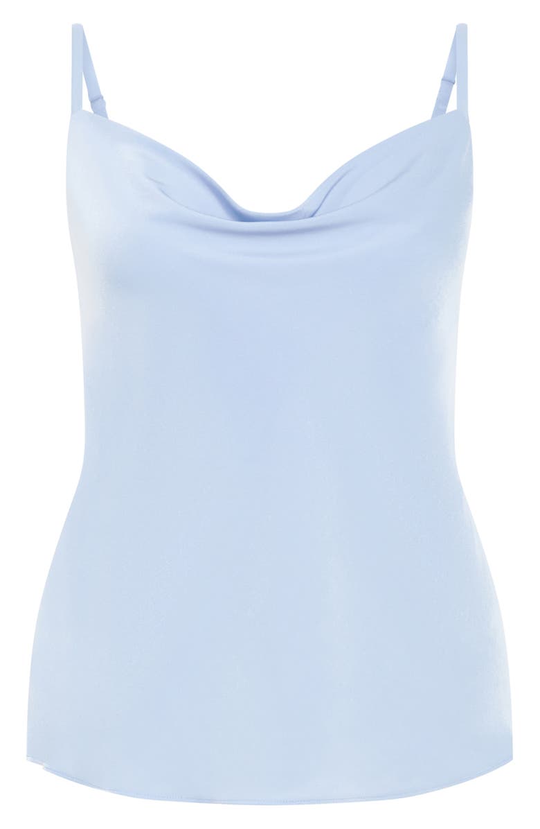 City Chic Cowl Neck Camisole, Alternate, color, Sky Blue