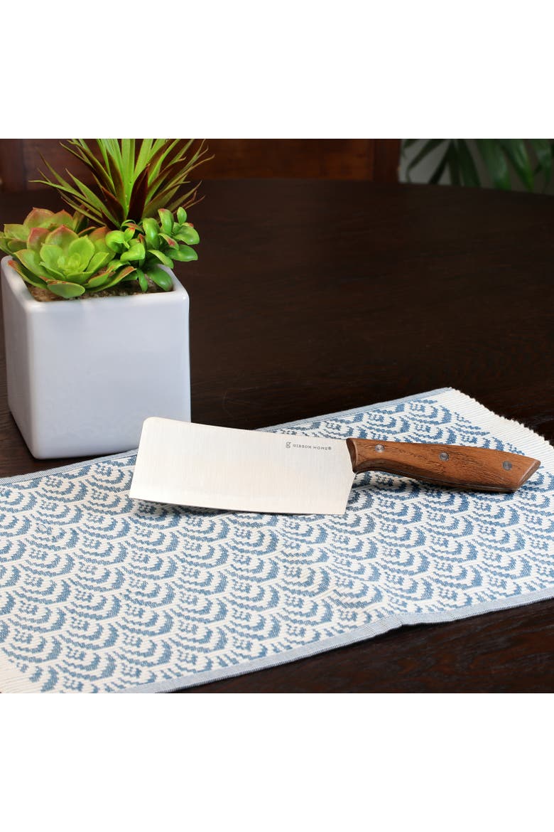 Seward 6 inch Stainless Steel Cleaver with Wooden Handle, Alternate, color, Wood