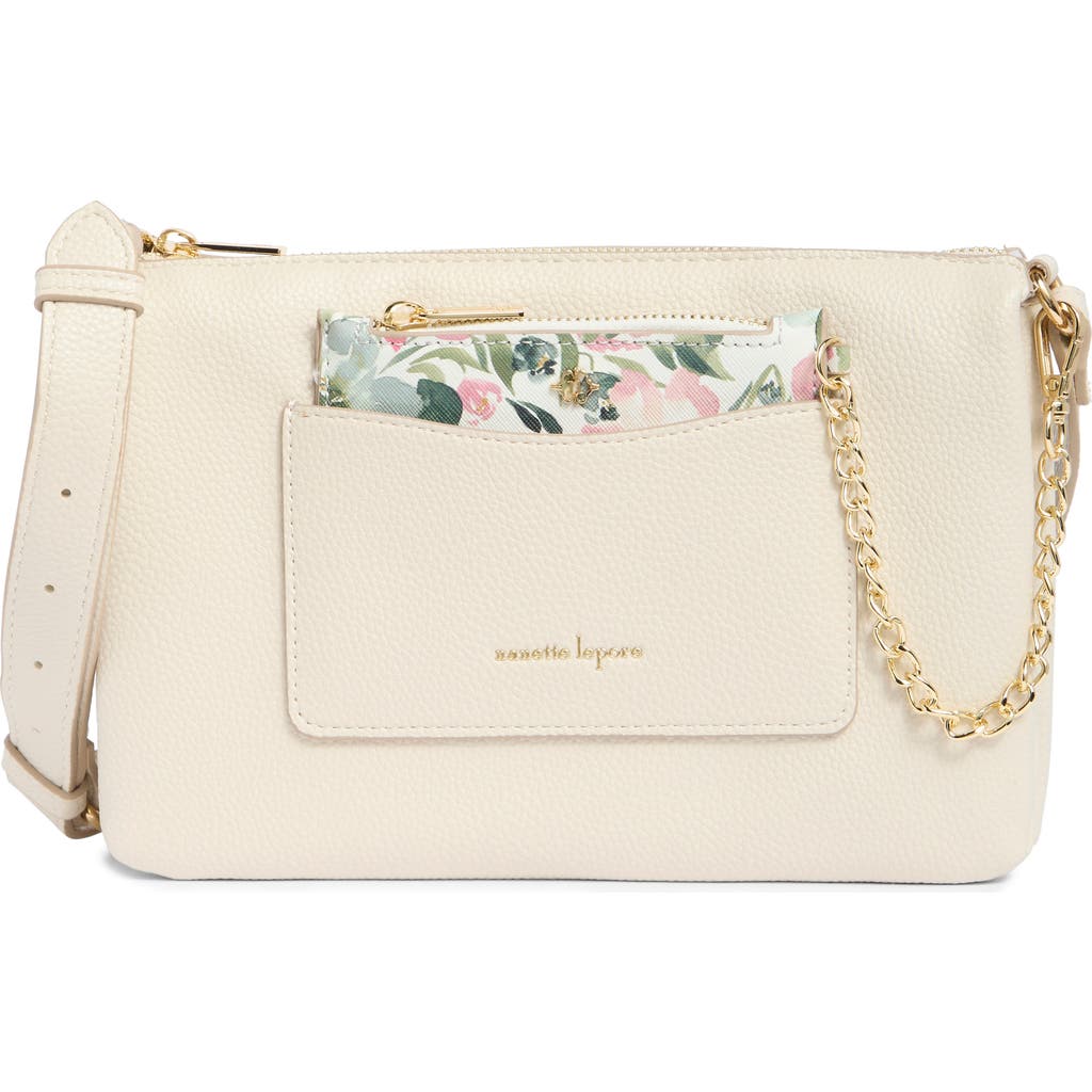 NANETTE LEPORE NANETTE LEPORE TRIPLE SECTION CROSSBODY BAG