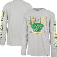 '47 Men's '47 Gray Athletics Fair Ball Franklin Long Sleeve T-Shirt
