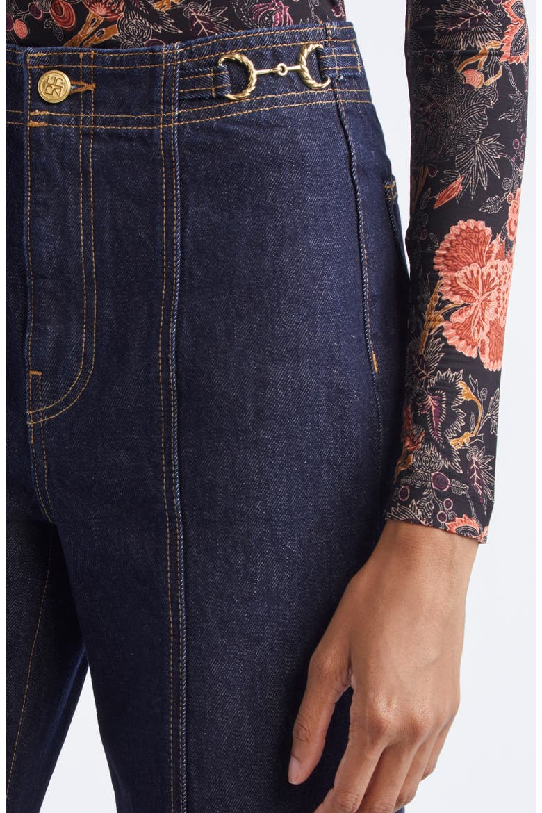 The Delphine High Waist Wide Leg Jeans, Alternate, color, TIGRIS