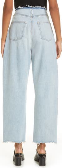alexanderwang.t Denim x Alexander Wang Split Wide Leg Jeans