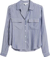 beachlunchlounge Fallon Crop Button-Up Shirt