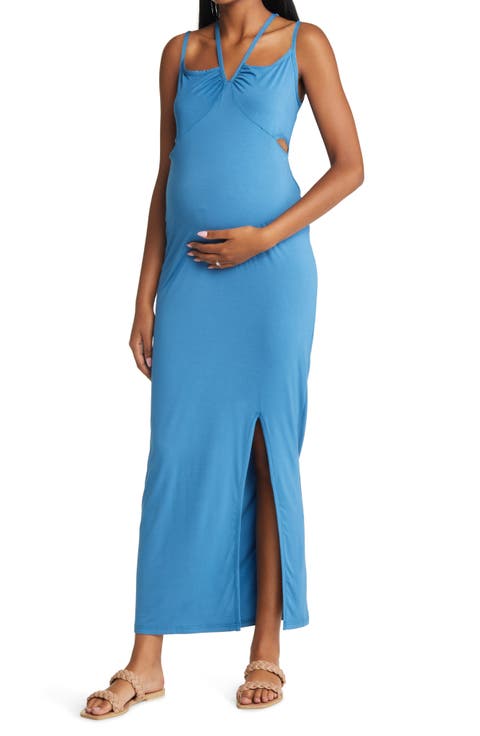 Bella Cutout Maternity Maxi Dress