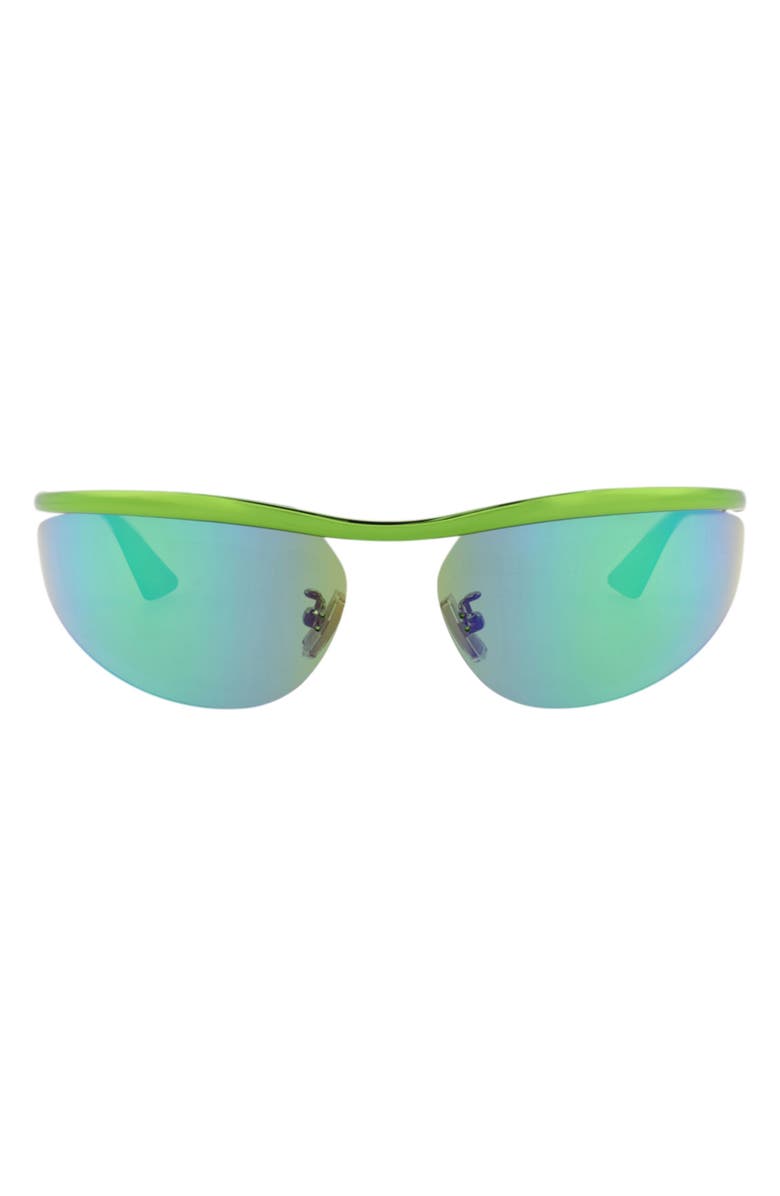Bottega Veneta Sunglasses, Main, color, Green Green Green