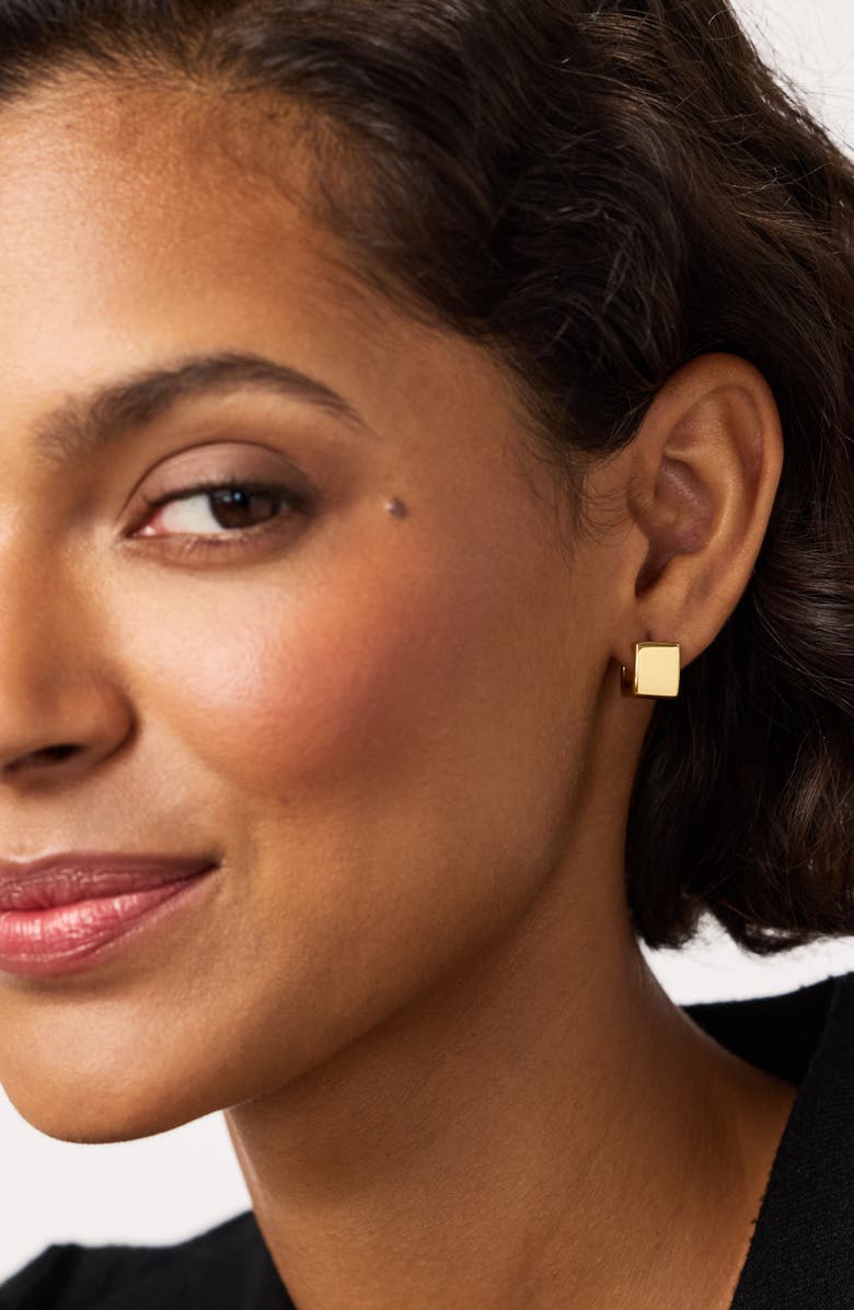 Ana Luisa Gold Hoop Earrings - Aubrey Mini, Alternate, color,