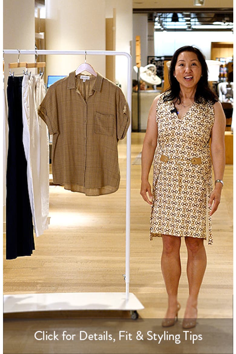 Plaid Short Sleeve Button-Up Shirt video