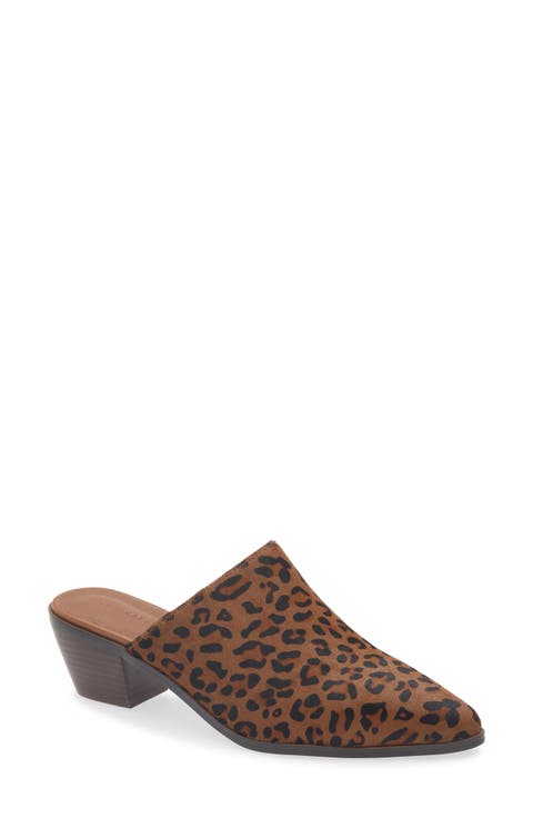 Cabela Genuine Calf Hair Pointed Toe Mule
