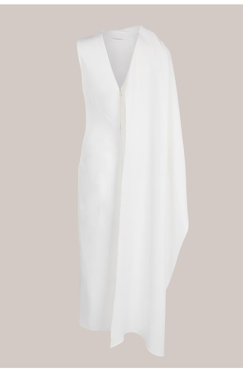 Roksanda Edith Crepe Bridal Dress, Alternate, color, Ivory