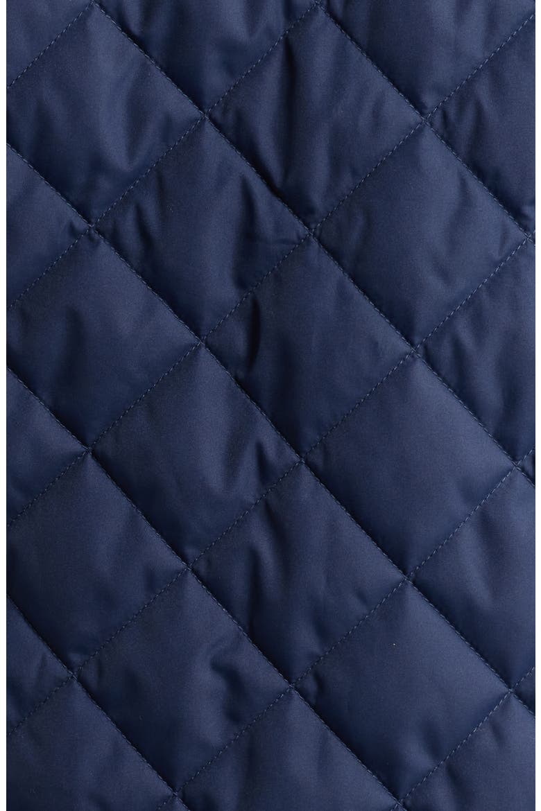 Essex Water Resistant Quilted Vest, Alternate, color, NAVY