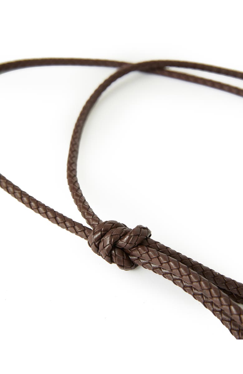 B-Low the Belt Libby Woven Leather Belt, Alternate, color, 