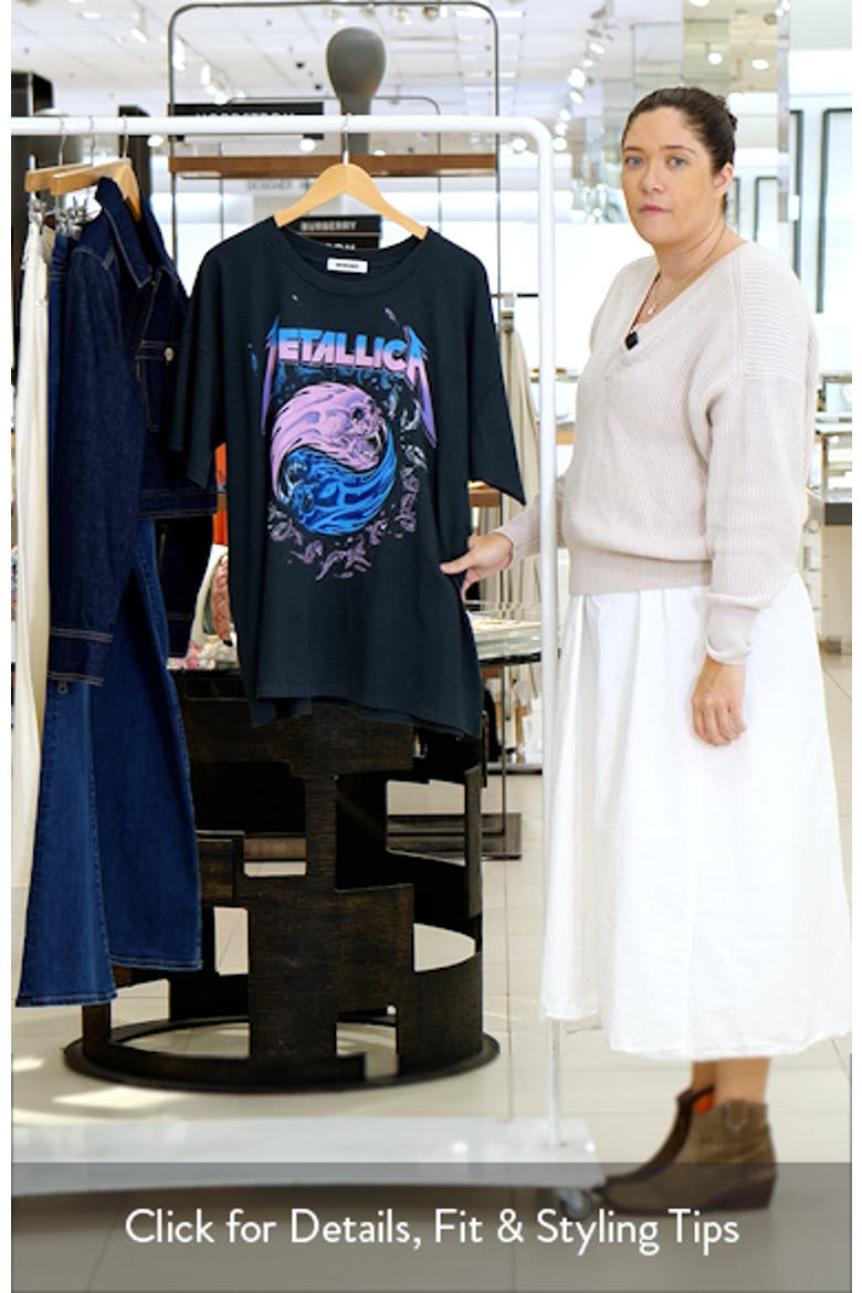 LLICA BEEN THERE DONE IT ツアーT ネイビー M Metallica Live on Tour Cotton Graphic T-Shirt (Women) | Nordstrom