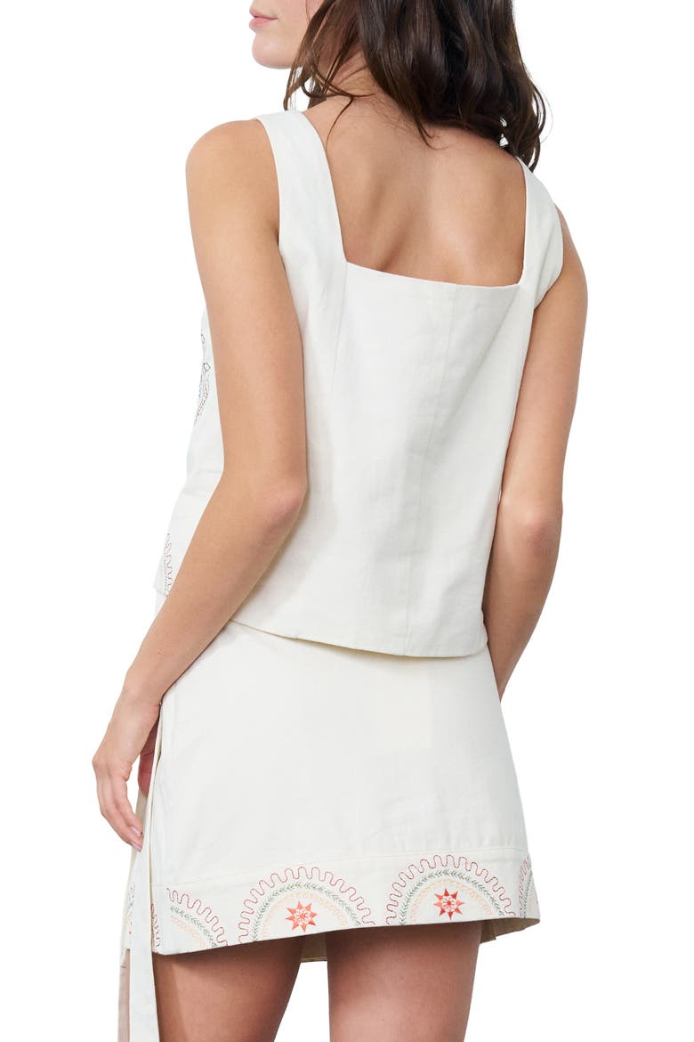 Amahle Cotton Tank, Alternate, color, CREAM MULTI