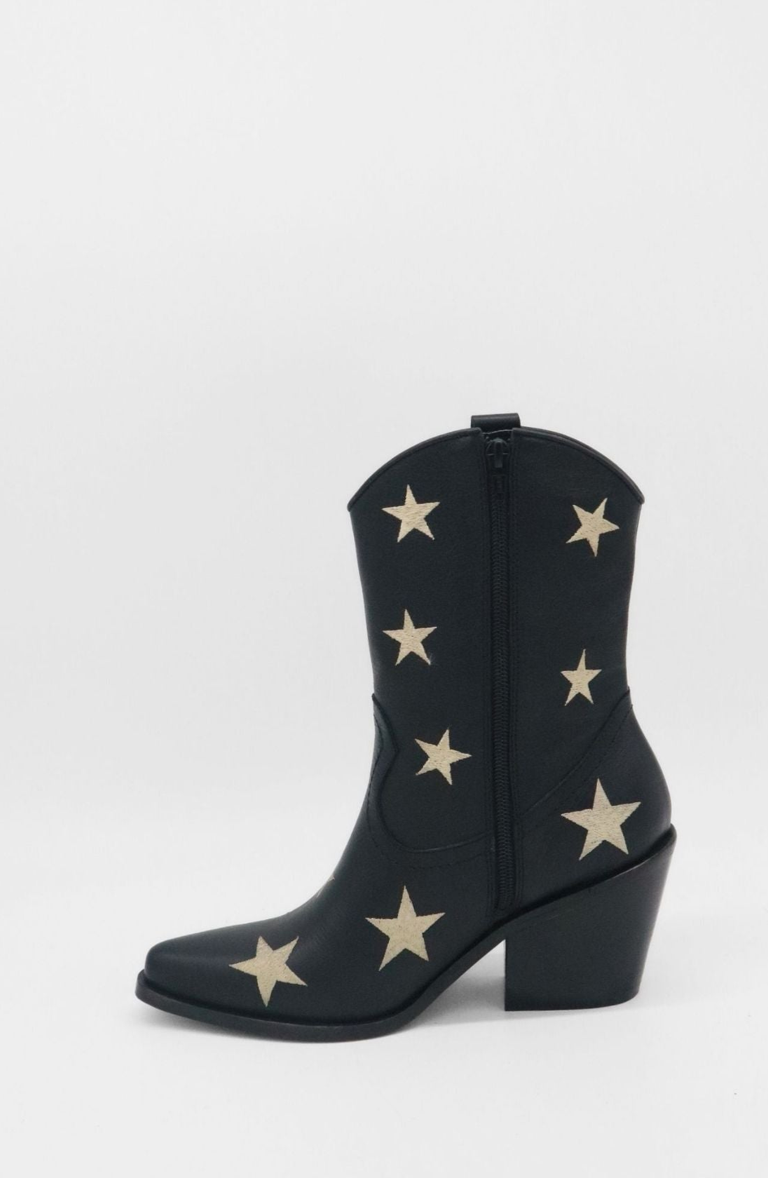 STIVALI NEW YORK Moonlight Western Inspired Cowboy Boots, Alternate, color, Moon And Stars