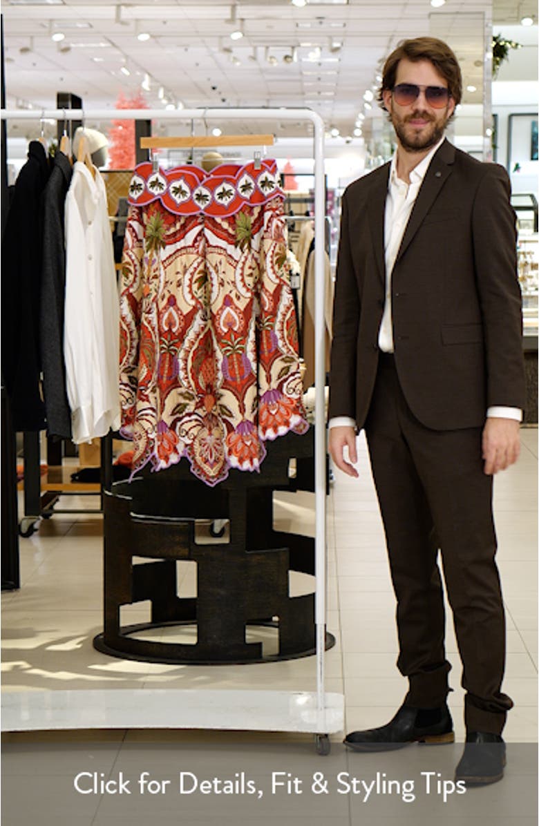 Odara Scallop Midi Skirt, sales video thumbnail