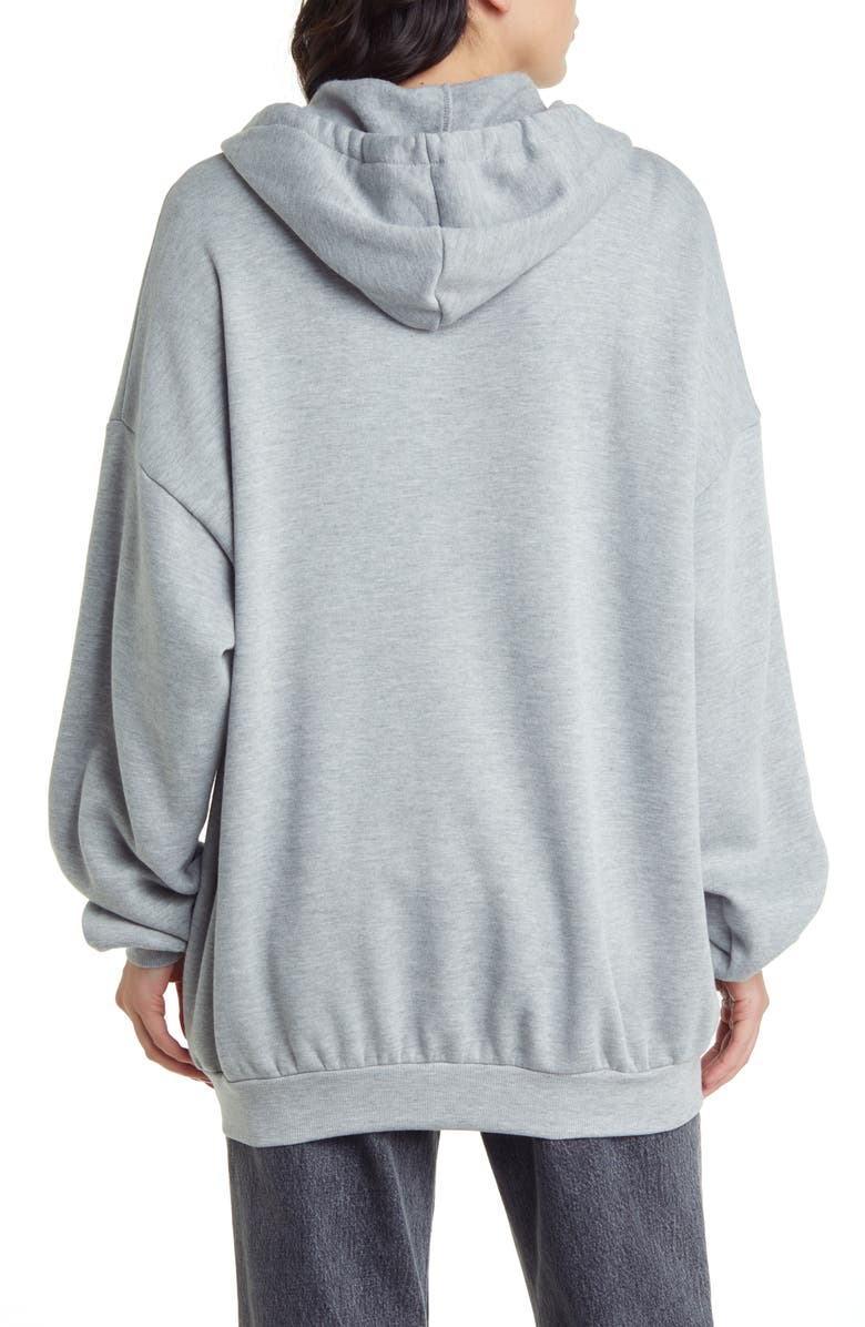 Treasure & Bond Oversize Front Zip Hoodie, Alternate, color,