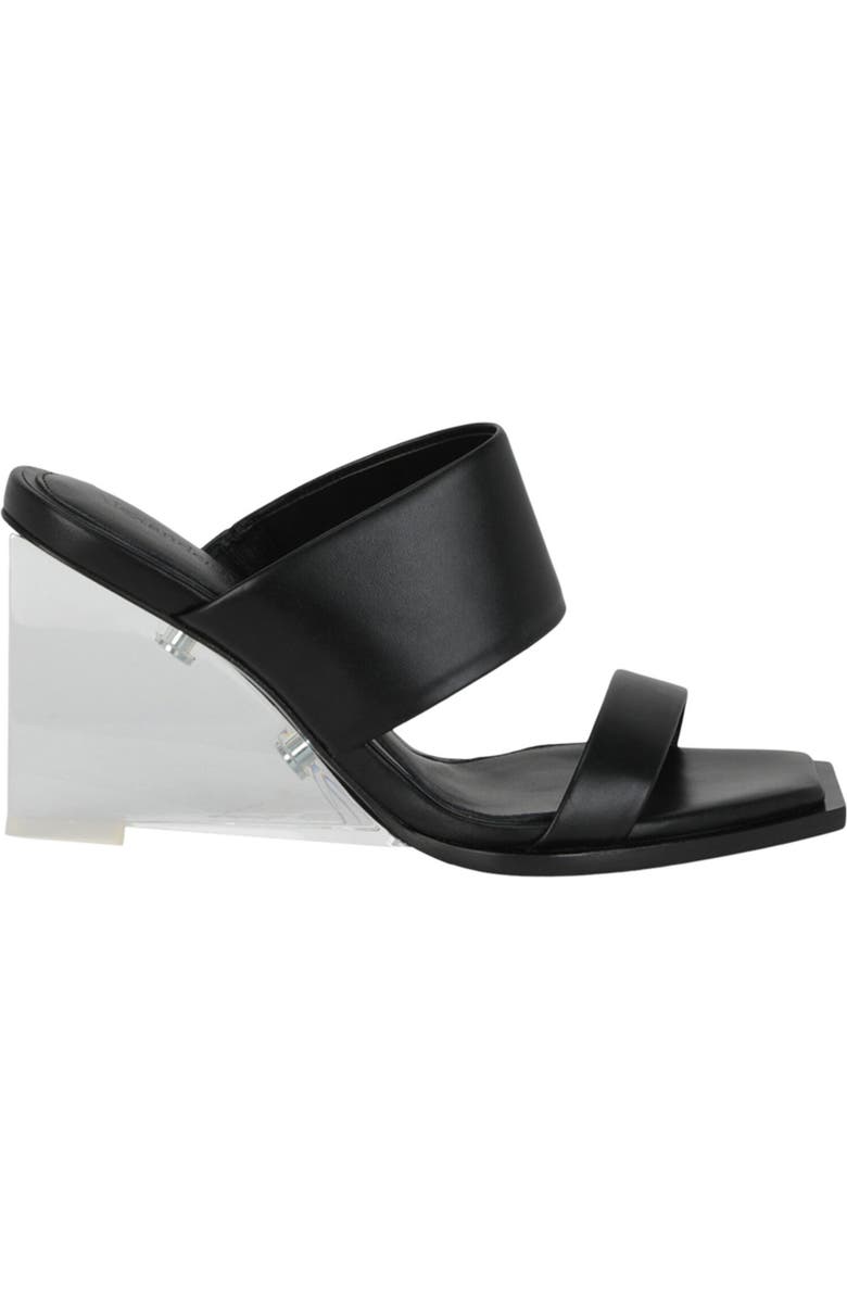 McQueen Shard Wedge Sandal, Alternate, color,