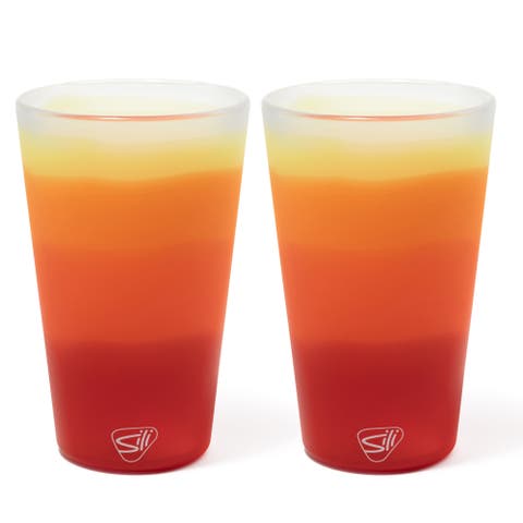 Silicone Pint Glasses 2 Pk