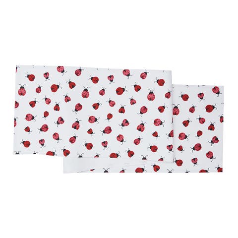Ladybug Pattern Spring Table Runner 14" x 72"