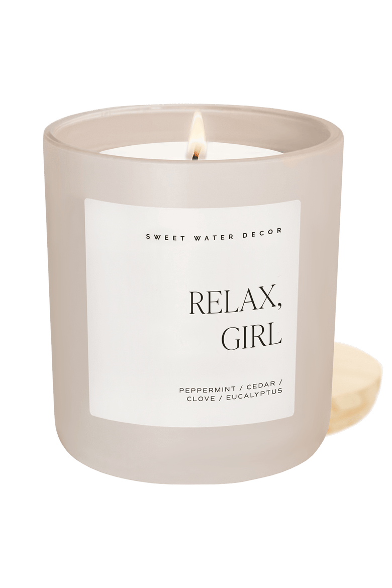 Spring and Summer 15 oz Candles, Main, color, Relax Girl