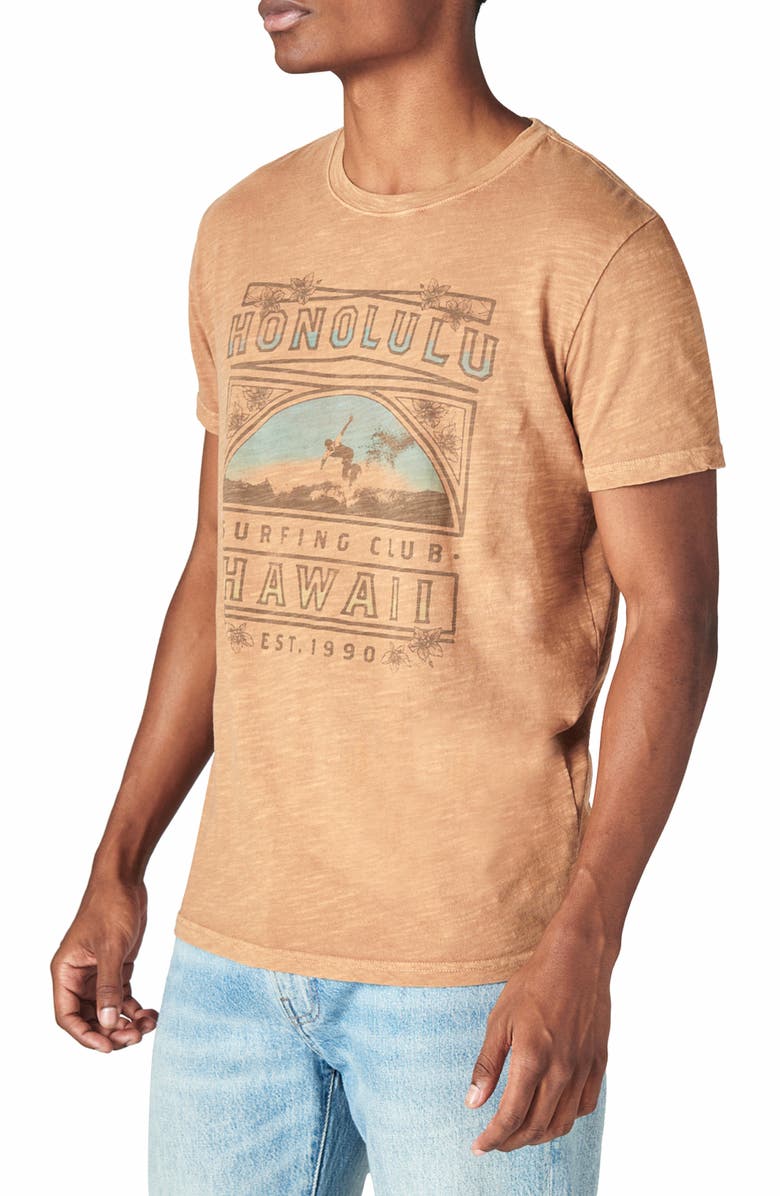 Lucky Brand Honolulu Surf Burnout Graphic Tee, Alternate, color, 