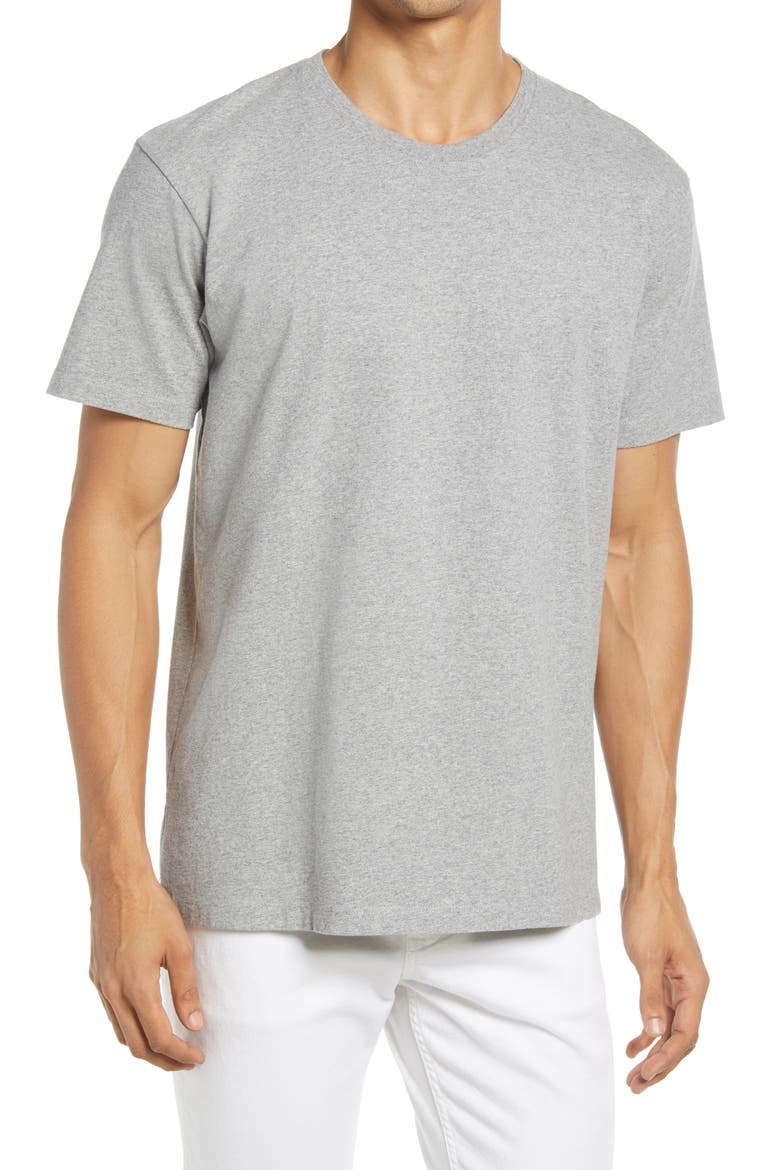 Logo Cotton T-Shirt, Main, color, GRIS