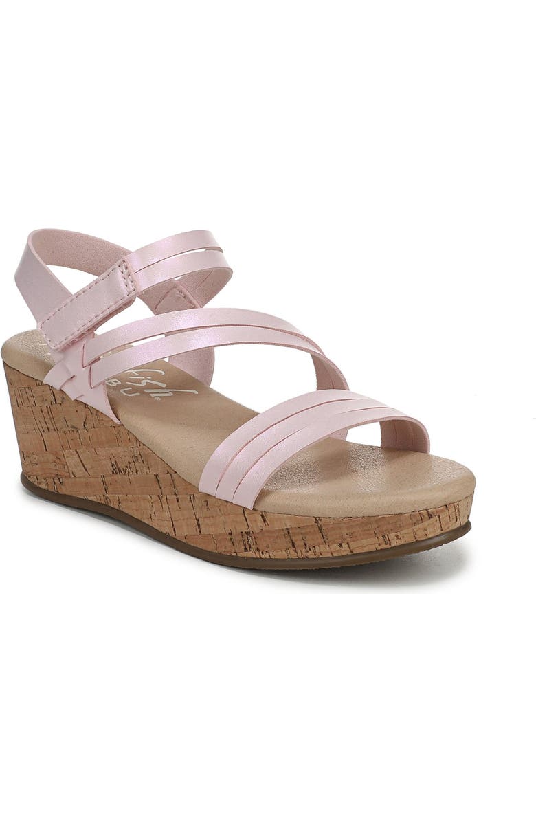 Blowfish Malibu Kids' Lemonade-K Wedge Sandal, Main, color, Pink Dragon