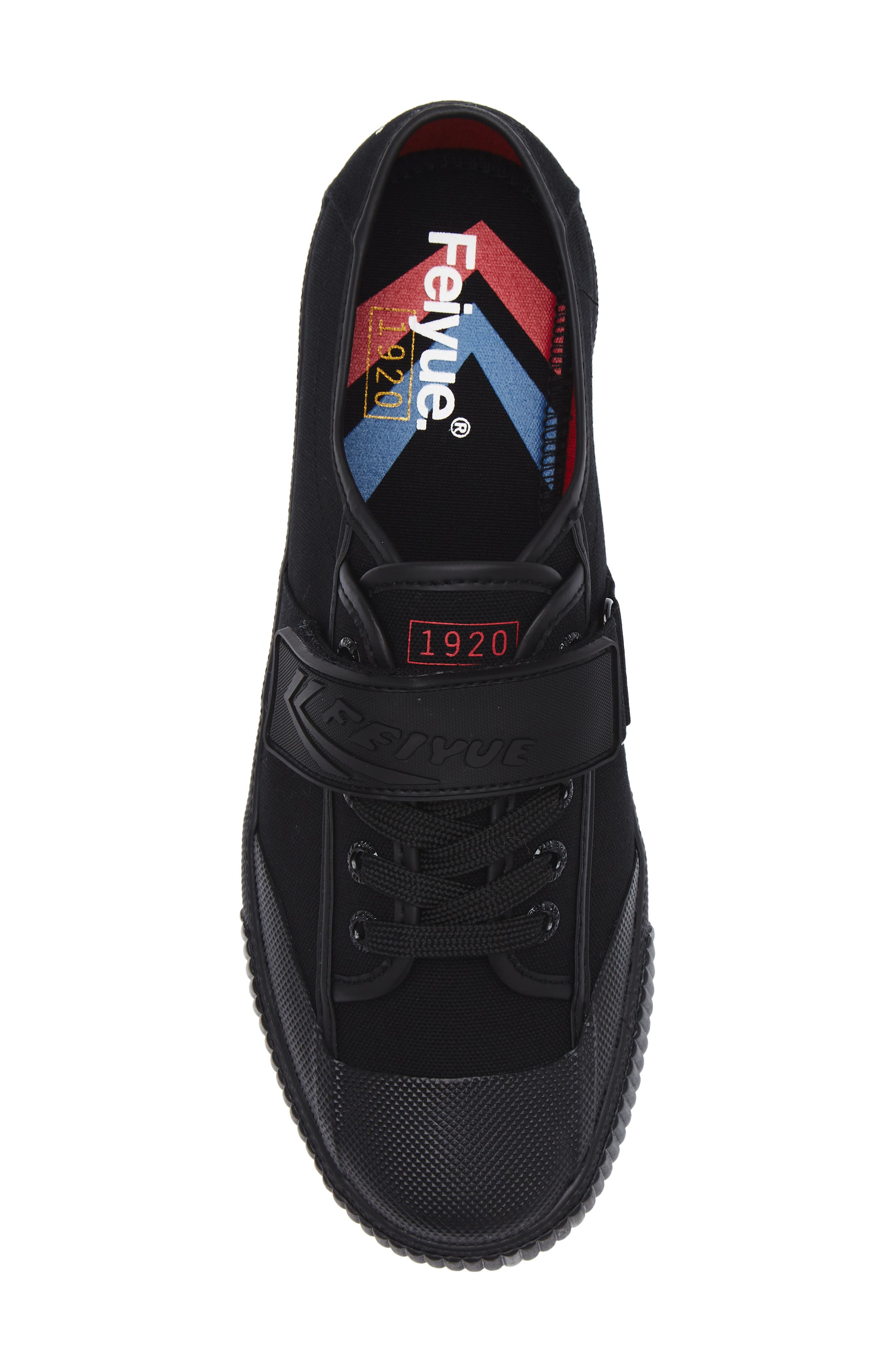 Feiyue. Kids' Fe Lo 1920 Powerlift Sneaker, Alternate, color, Black/ Red/ Gum