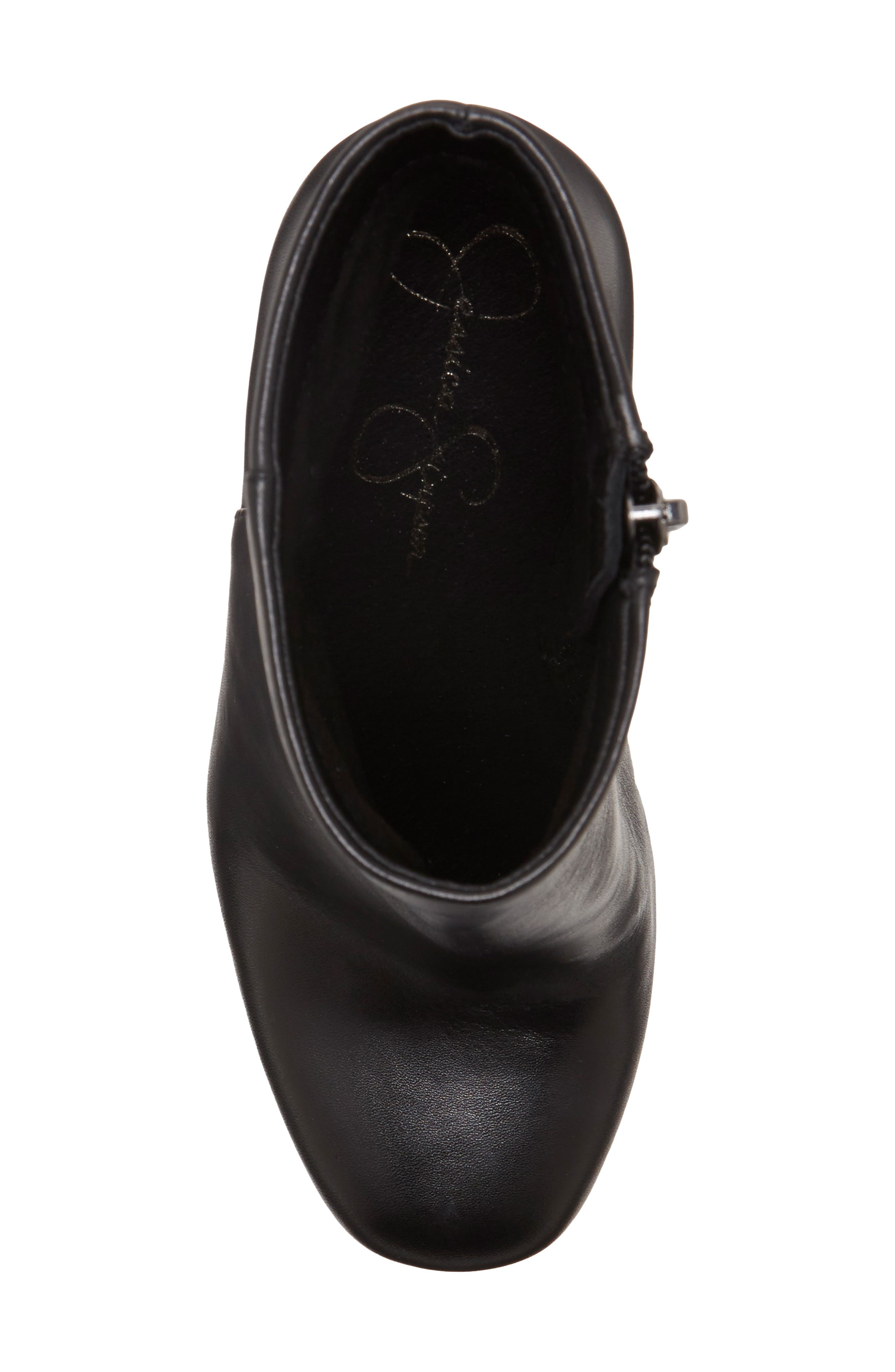 Sarita Platform Bootie, Alternate, color, BLACK LEATHER