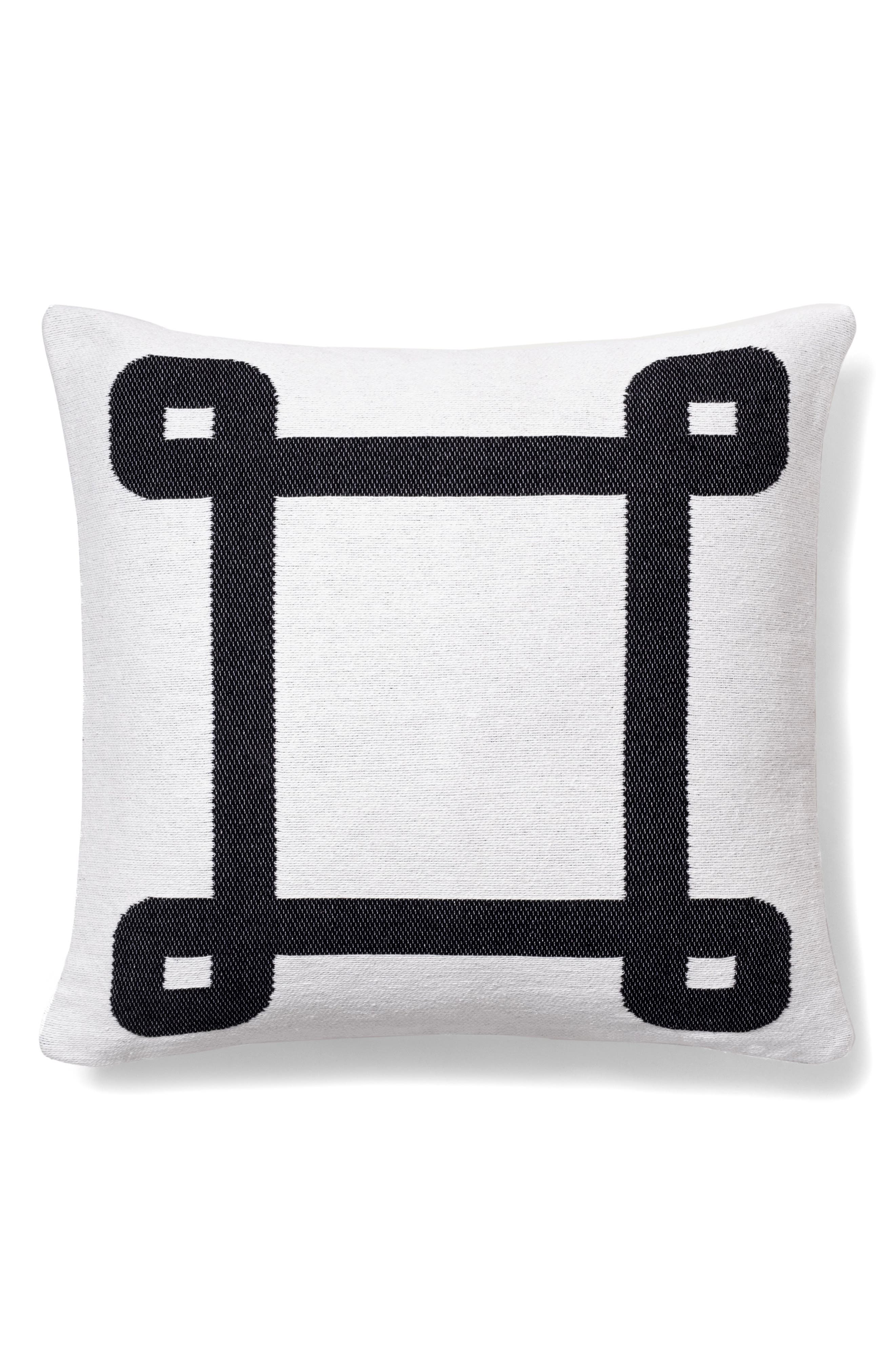 Brooks Brothers Geometric Border Decorative Pillow