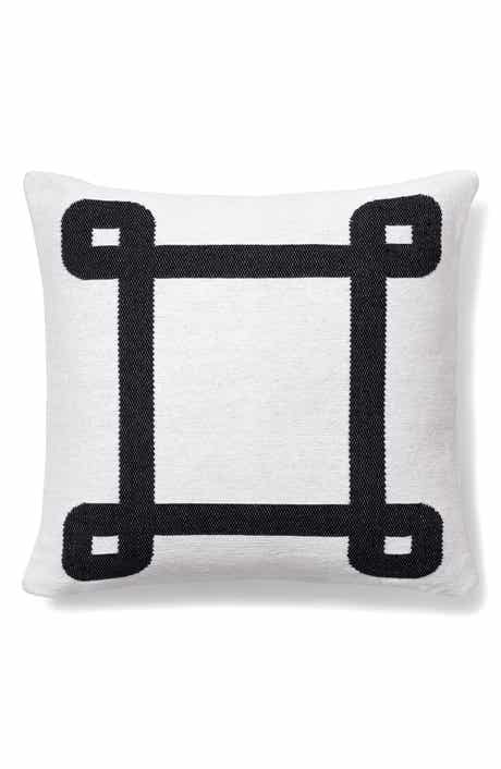 Brooks Brothers Geometric Border Decorative Pillow