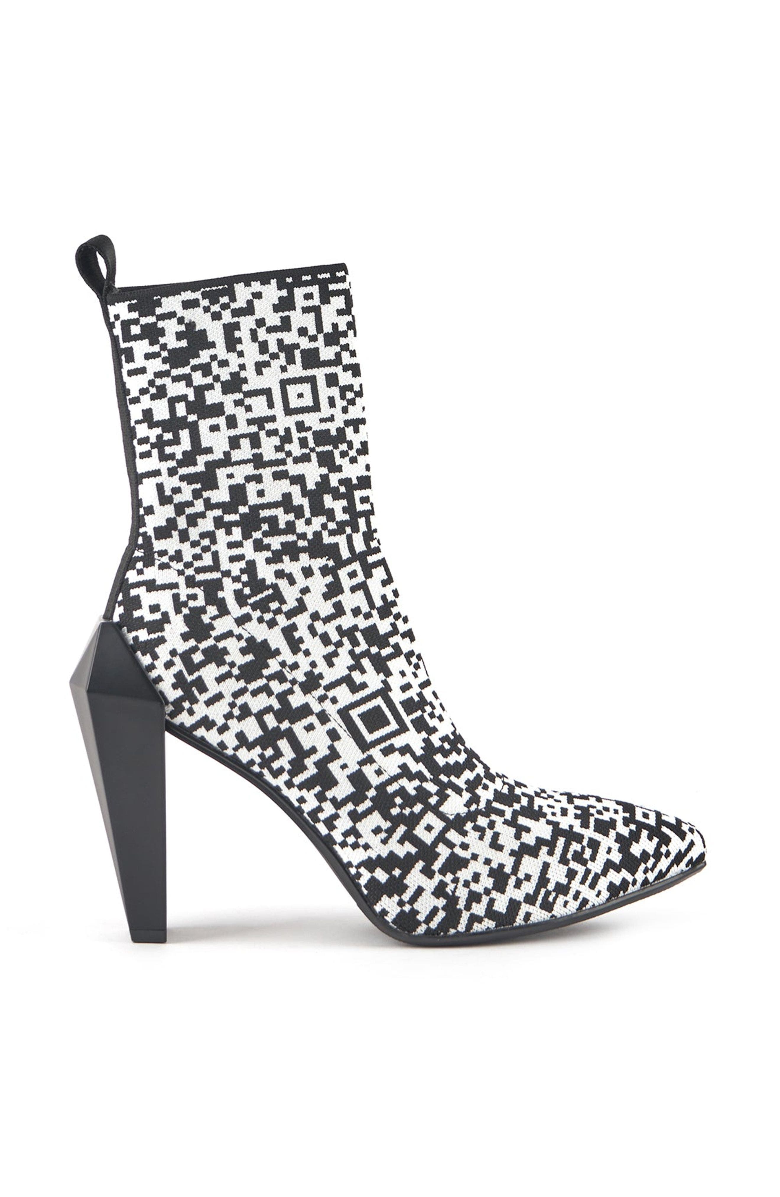 United Nude Gem Platform Sock Bootie, Main, color, Qr