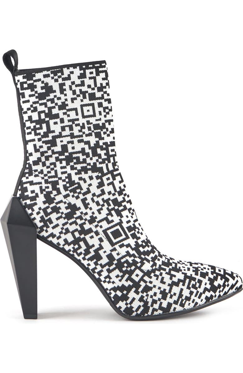United Nude Gem Platform Sock Bootie, Main, color, Qr